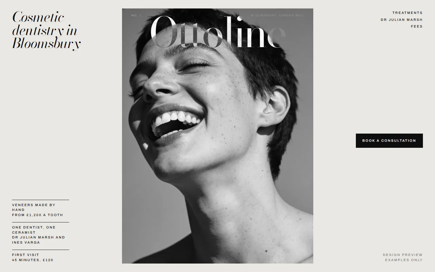 An Ottoline first screen set as a magazine cover